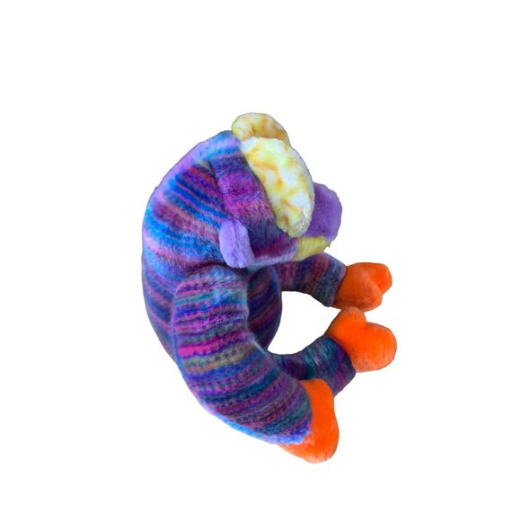 New Toy Town Direct Plush Stuffed Animal Doll Toy 13 in Tall Seated Purple Orang - Picture 5 of 6